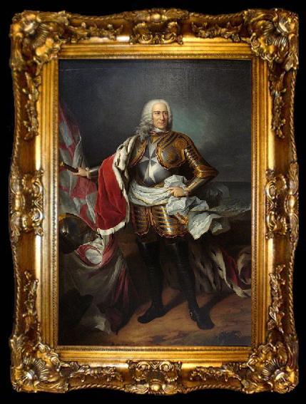 framed  Pierre Bernard Portrait of Emmanuel Pinto de Fonseca, ta009-2